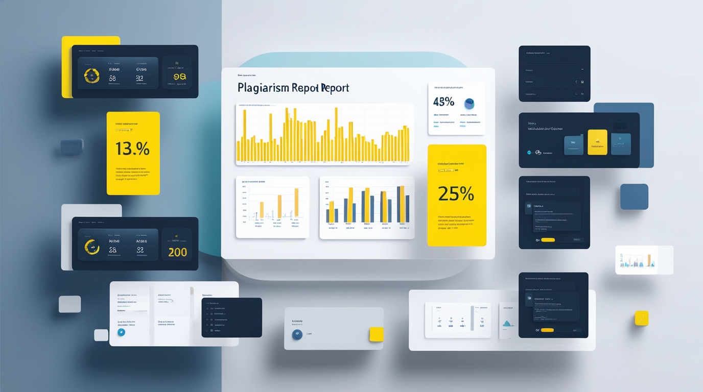 Student checking plagiarism online