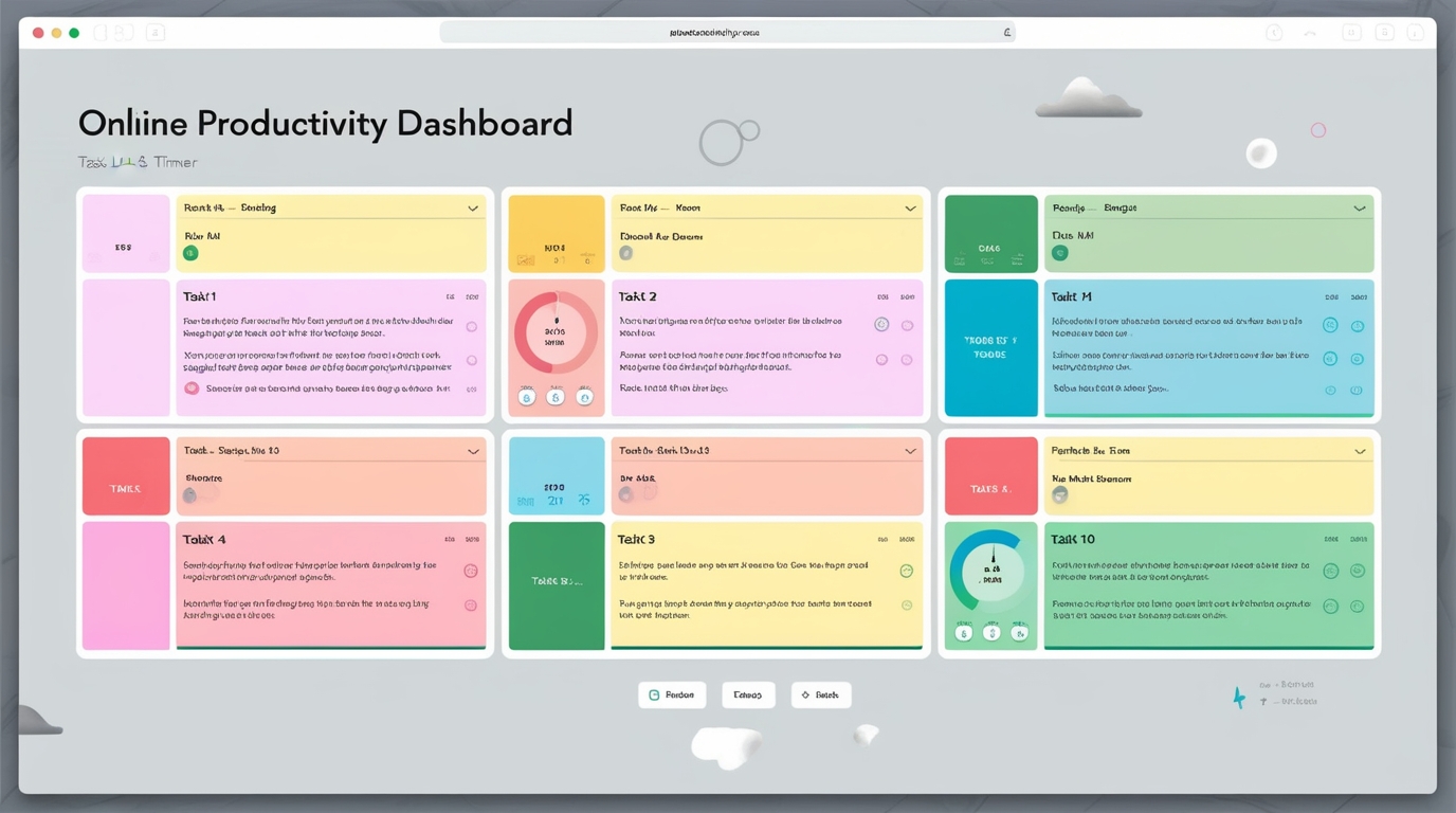 Online productivity tools for time management