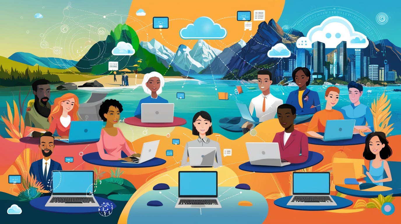 Work from anywhere using online tools